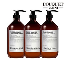 히말라야 허브 나드 데미지케어 트리트먼트 시그니처향 1000ml x3개, 3개, 1L