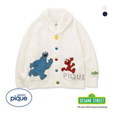 젤라또피게 gelato pique 젤라토피케 SESAME STREET UNISEX 재가드 숄 가디건 제라 피케 룸웨어 파자마 전 2 색 SM-XLㅡ197872