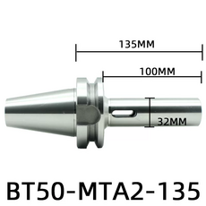 손질 중앙 이경 속 원뿔자루 드릴비트 수치 제어 칼자루BT50 BT40- MTA2 MTA3 MTA4