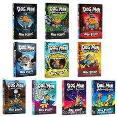 Dog Man 도그맨 10권세트 재미있는 영어 만화 동화책, 도그맨 10권