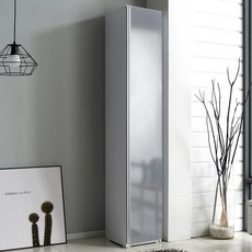 즐거운가구 광폭 틈새수납장 올리브 300/틈새장/수납장/틈새수납장/간이옷장/틈새옷장, 아이스 스무디