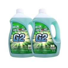 G2 액체 세탁세제 그린 일반 드럼겸용 본품 2.5L 2개