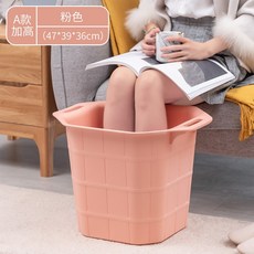 각탕기 겨울 가정용 비닐 플라스틱 높이다 빅 양동이 본 적이 없다 종아리 마사지 보온, A타입 스퀘어 두꺼운 높이다 바칸디핑