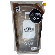 아워홈 오리엔탈소스 2kg 행복한 맛남 오리엔탈드레싱 소스, 3개