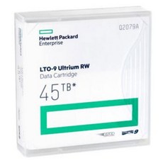 HPE LTO9 Q2079A Ultrium9 18TB/45TB 백업테이프 BACKUP TAPE, HP LTO9 Q2079A, 1개