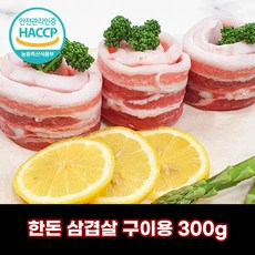 디에스미트 한돈 삼겹살 구이용 300g 선진포크, 1개