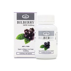 네이쳐스탑 빌베리 슈퍼 10000mg 60정 Bilberry 호주 루테인 빌베리 눈영양제