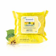Dickinson's Witch Hazel Refreshingly Clean Cleansing Cloths 디킨슨 위치 하젤 리프레싱리 클린 클렌징 티슈 25장 2팩, 1개, 1개