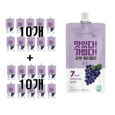 [맑은내일] 곤약젤리 포도맛 1+1 10포+10포, 10+10