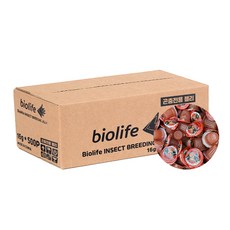  바이오라이프 대용량 곤충젤리 (1box/500개) 장수풍뎅이 사슴벌레 먹이 젤리 (레드슈가 젤리), 바나나 프로젤리(1BOX/500p) 