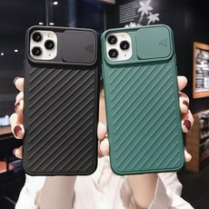 Iphone 12 mini 11 11Pro Max XR XS X 6 6S 7 8 Plus 렌즈 푸시 앤 풀 휴대 전화 케이스 낙하 방지 보호 커버|전화 범퍼|