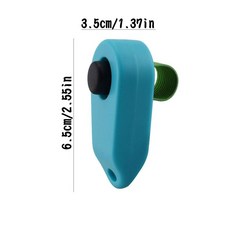 개 훈련 클리커 애완 동물 고양이 응답 호루라기 딸랑이 손가락 고리 기차, Sky blue, 1개