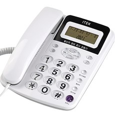 Itek 來電顯示CID有線電話, IK-320（白色）
