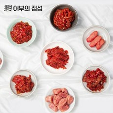 [어부의정성] 바다를품은 젓갈 선물세트(220gx5)/명란 낙지 오징어 명태 씨앗, 단품, 220g