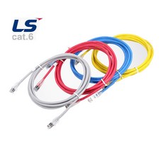 LS전선 CAT6 UTP 랜케이블 수제작 1G 랜선 인터넷 이더넷 LAN, 빨강, 30m, 1개