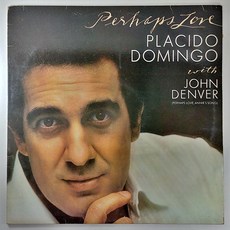 (중고LP) 플라시도 도밍고. 존 덴버. PLACIDO DOMINGO WITH JOHN DENVER. PERHAPS LOVE 1981년 발매