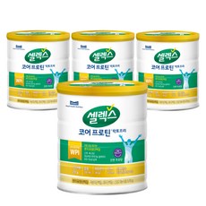 셀렉스 코어프로틴 락토프리 570g 4캔, 4개