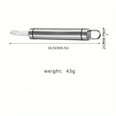 스테스 새우 디바이너 도구인체 공학적 손잡이 해물 필러 청소 칼, 1.silver, 1개