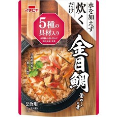 일본 이치비키 킨메다이 금눈돔 도미 가마메시 솥밥 2인분 5팩 517306, 5개