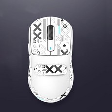  [SMTONE] ATTACK SHARK X6 X3무선 게이밍 마우스 3모드 경량화 paw3395 게이밍 마우스, 화이트, X3 