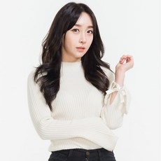 GOBI 고비 캐시미어 손목리본 니트 몽골캐시미어100% 가을 트렌디 코디