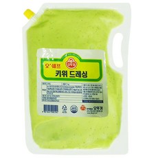 오뚜기 오쉐프 키위드레싱 1kg, 2개
