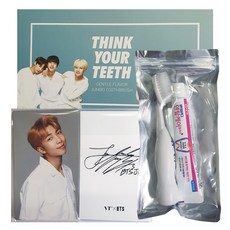 BTS 치약칫솔 세트 (안티프라그 치약 50g+점보 칫솔+BTS 포토사인카드 7장), 1개, 50g