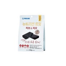 포켄스 뉴트리션 트릿 피부 & 피모 강아지 영양제, 240g, 2개