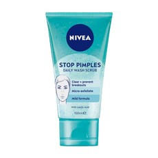 니베아 스탑 핌플 페이스 스크럽 150ml NIVEA Anti-Pimple Face Scrub, 1개
