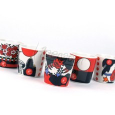 이안 오광 소주잔 5P SET 술잔세트