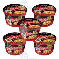 삼양 불닭볶음탕면 120g 큰컵 5개 큰사발 컵라면