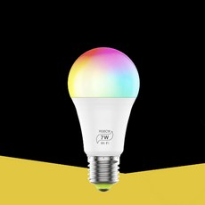 생태계 LED 스마트 컬러 전구 와이파이 블루투스 E26 E27 B22, Bluetooth_블루투스모드