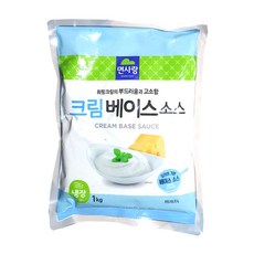 (냉장) 크림베이스소스1kg, 1개, 1kg