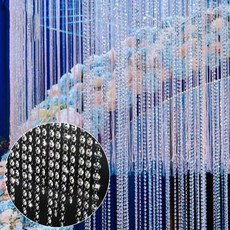 웨딩크리스탈비즈커튼제작