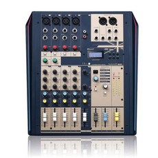 Nano M08BT 컴팩트 아날로그 믹싱 콘솔 4 마이크 입력 3 스테레오 입력 블루투스 USB 오디오 인터페이스 8 채널, 없음, 1) 220V EU