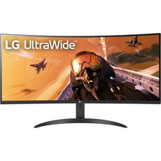 LG 34WP60C-B 34인치 21:9 곡면 울트라와이드 QHD(3440x1440) VA 디스플레이 sRG, 1개