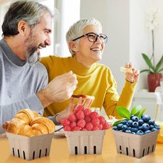 재사용 가능한 과일 용기 쌓을 수 있는 베리 스탠드 농부 시장 용품 30