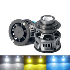 레이저 렌즈 LED 헤드라이트 전구 H7 H11 25W 고출력 3570 스포트라이트 H9 H8 9005 hb4 자동차 액세서리, 04 H11, 03 white, 1개