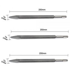 노미 육각 함마 드릴 포인트 플랫 육각 SDS 플러스 플랫 끌 포인트 치즐 비트 임팩트 해머 드릴 콘크리트 벽 비트 전기 해머 치즐용 수공구 세트당 3 개