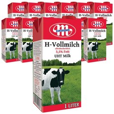 믈레코비타 H-Vollmilch 3.5%우유1L(12입), 12개, 1000ml