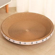 49cm 대형 고양이 원형 스크래쳐 냥이기본 최애템, 1개