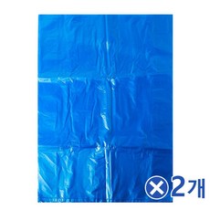 HP 다용도 75L 청색쓰레기봉투 50매x2개 꽃집봉투 봉지, 단일상품(TJU9343)