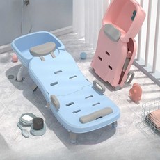 뉴빅 샴푸침대 목욕침대 접이식 노인 환자 임산부, 일반형-쿠션헤드-핑크/추가배송비포함, 핑크, 1개