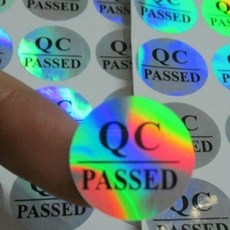 QC PASSED 스티커 큐씨 패스드 패쓰드 품질관리 합격 10개