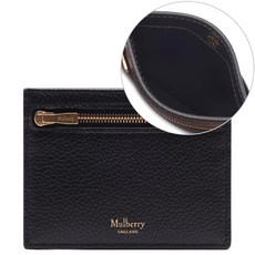 MULBERRY [명품]멀버리 24SS 여성 로고 지퍼 카드지갑 RL6466 205 A100 24S A10024S