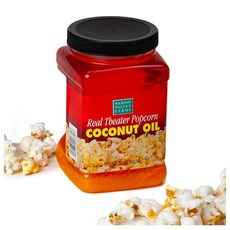 Wabash valley farms 516975 Real Theater 코코넛 팝핑 오일Wabash Valley Farms 팝콘 오일 제작용 버터 맛 고급 팝콘용 414ml14온스
