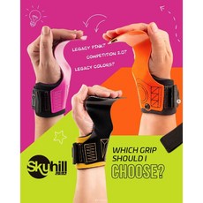 [미국]SkyHill USA Competition 2.0 Edition 스카이힐 그립 크로스핏 헬스 리프팅 그립 스페셜 에디션, 블랙