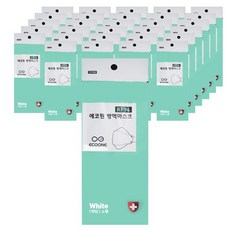 ECOONE 방역 마스크 소형 KF94, 1개입, 100개, 화이트