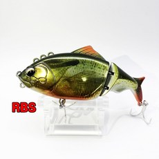 글라이드베이트 조인트미노우 S12 배스 농어 스윔 베이트 40g 13cm 관절 하드, RBS