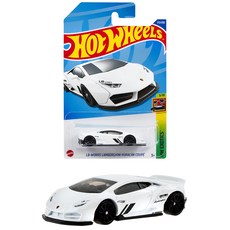 핫 휠(Hot Wheels) 베이직 카 LB 워크스 람보르기니 우라칸 쿠페 [3세~] HHF36 화이트 미니